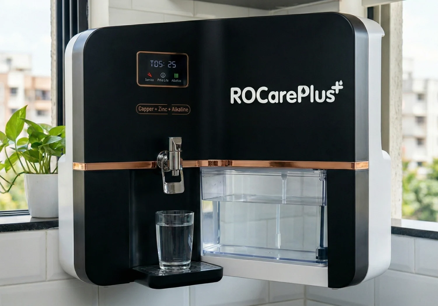 ro care plus corner water filter machine 1